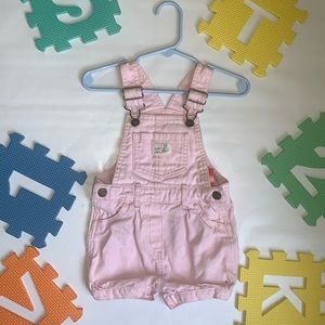 Baby Pink Overalls